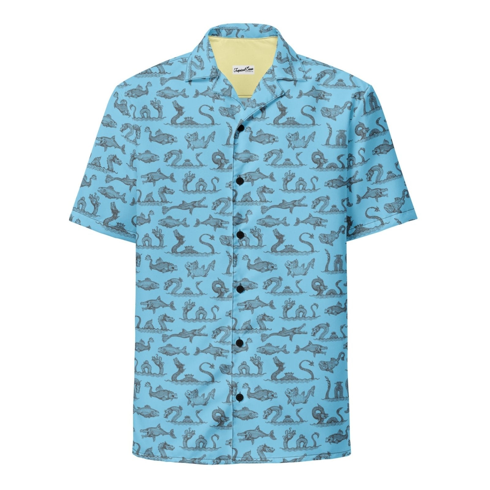 Legends of the Deep Button Down Hawaiian Shirt - Coastal Summer 2024 Collection