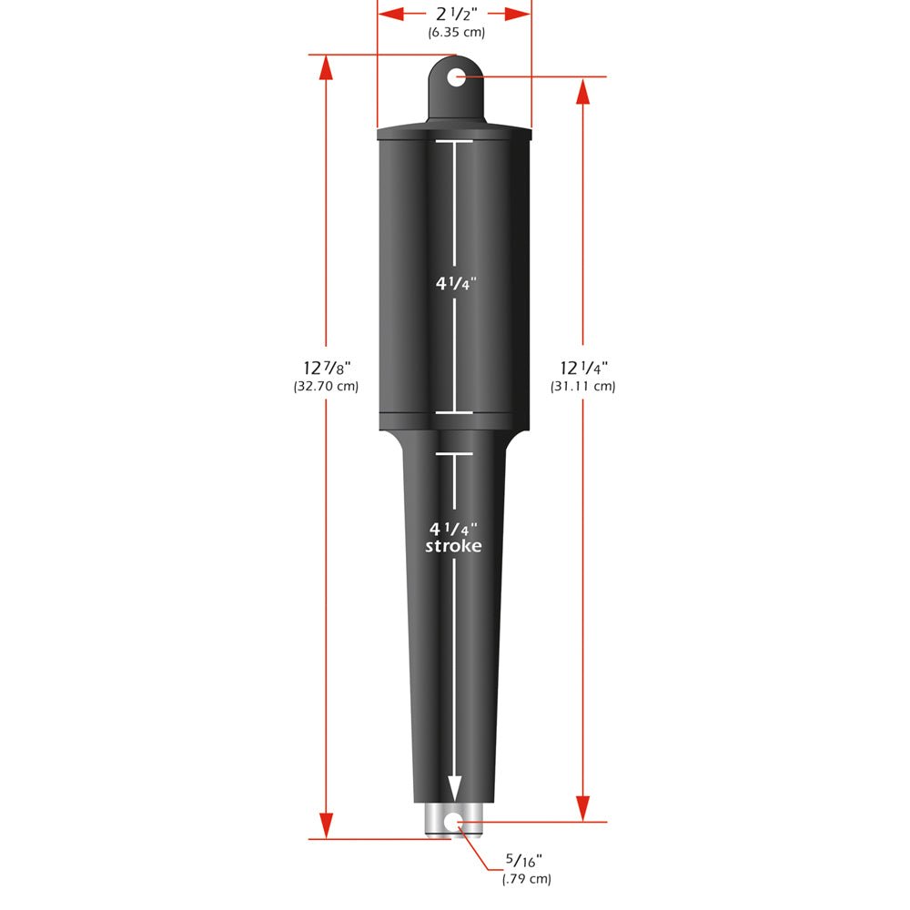 Lenco 102XD Extreme Duty Actuator - 12V - 4 - 1/4" Stroke [15060 - 001]