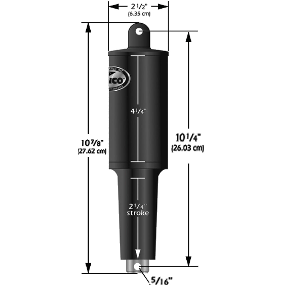 Lenco 12V 1 - 1/4" Stroke 5 Lobe Actuator - 5/16" - 3/8" [15122 - 001]