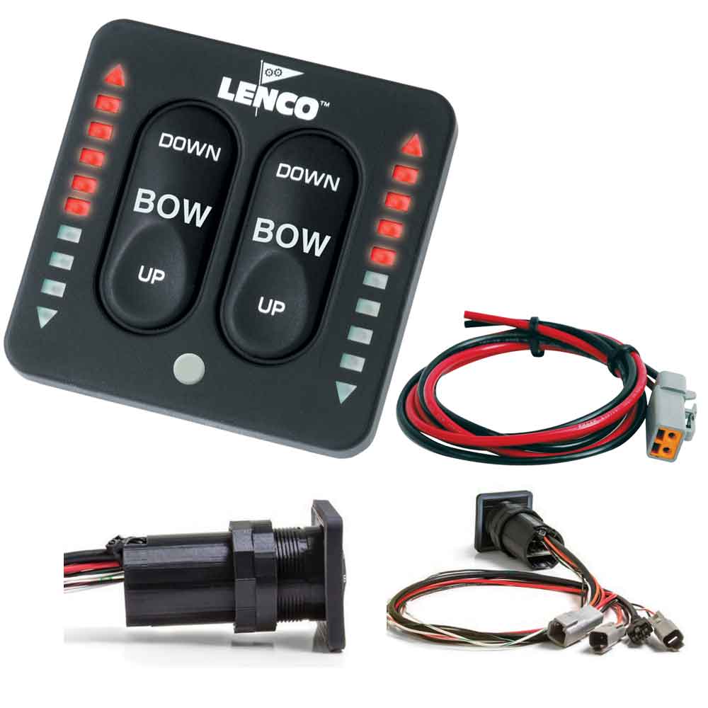 Lenco LED Indicator Integrated Tactile Switch Kit w/Pigtail f/Single Actuator Systems [15170 - 001]