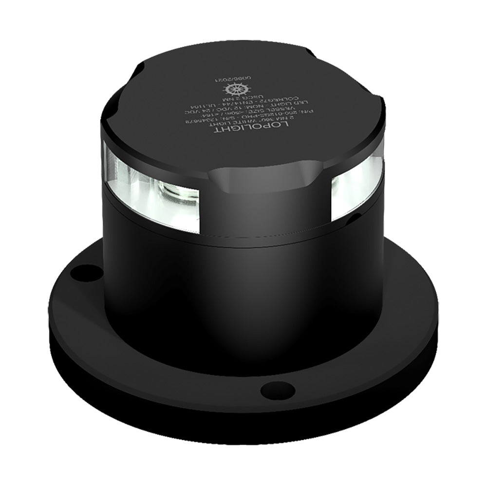 Lopolight 2nm 360 Anchor Light Pro - Black Anodized - White Light [200 - 012G2 - PRO]