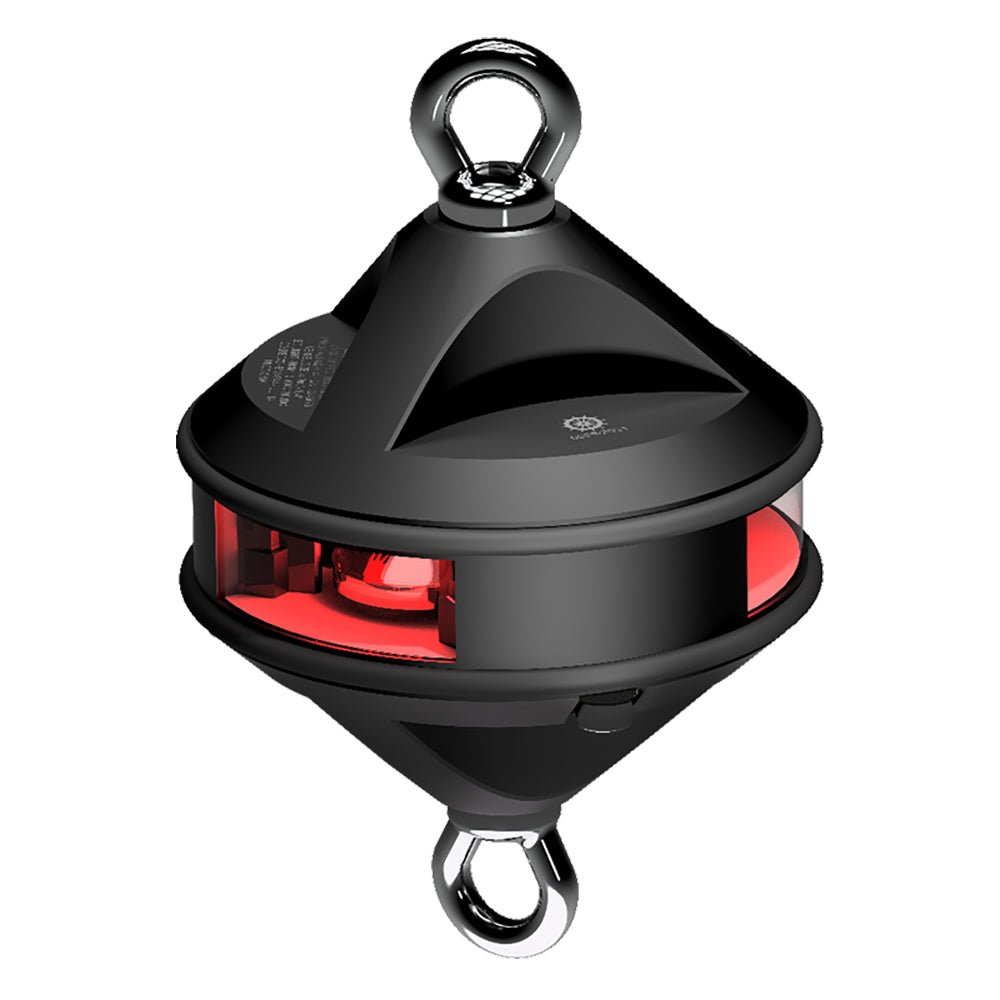 Lopolight Series 200 - 014 - Hoist Light - 2NM - Red - Black Housing [200 - 014G2 - H1C - B]