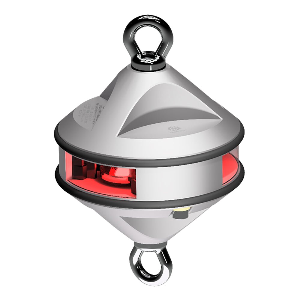 Lopolight Series 200 - 014 - Hoist Light - 2NM - Red - Silver Housing [200 - 014G2 - H1C]