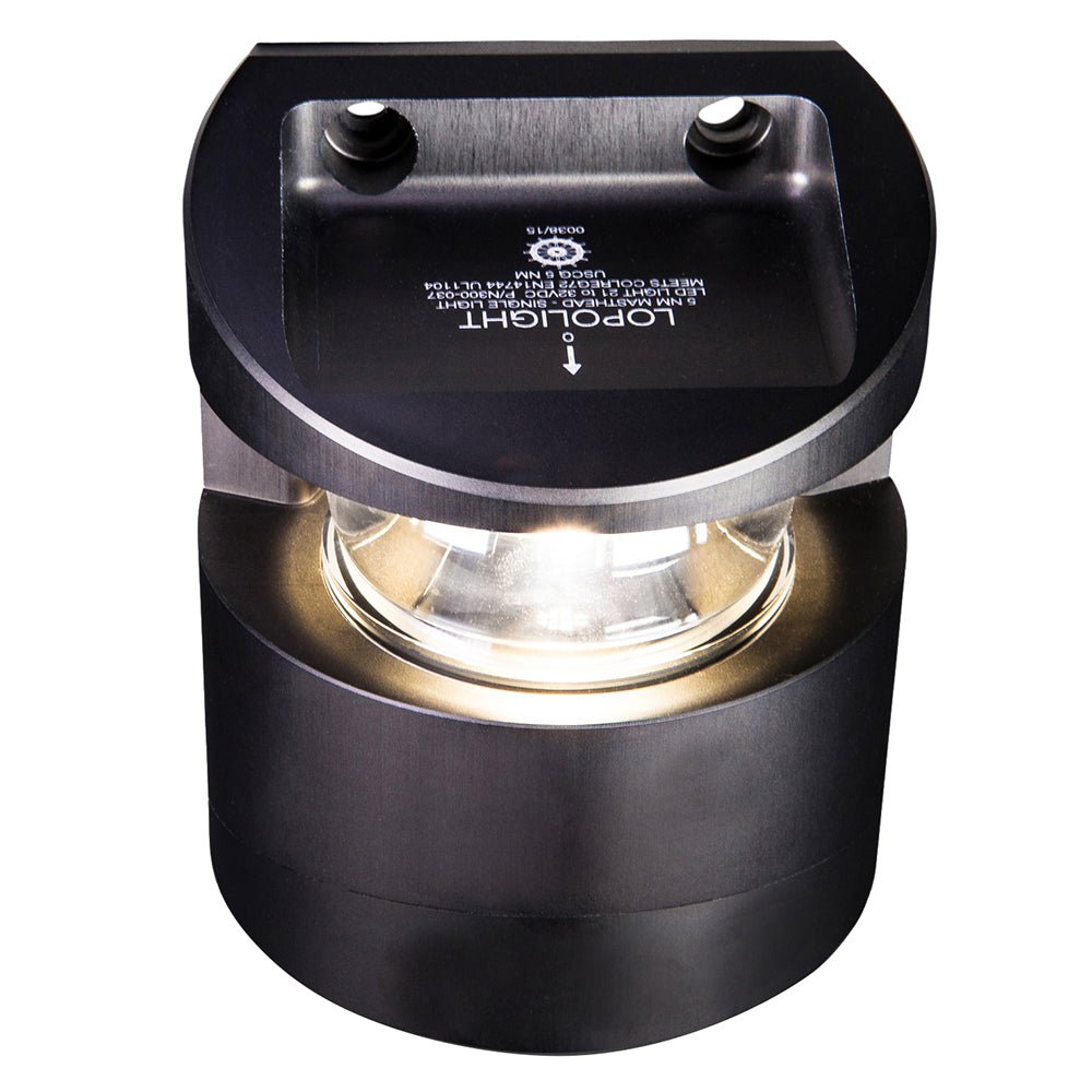 Lopolight Series 300 - 037 - Masthead Light - 5NM - Vertical Mount - White - Black Housing [300 - 037B]