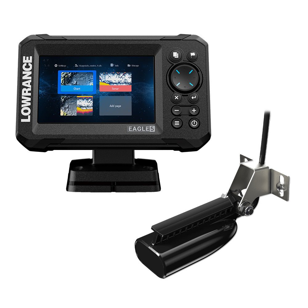 Lowrance Eagle 5 Combo - SplitShot Transducer w/C - MAP Charts [000 - 16226 - 001]