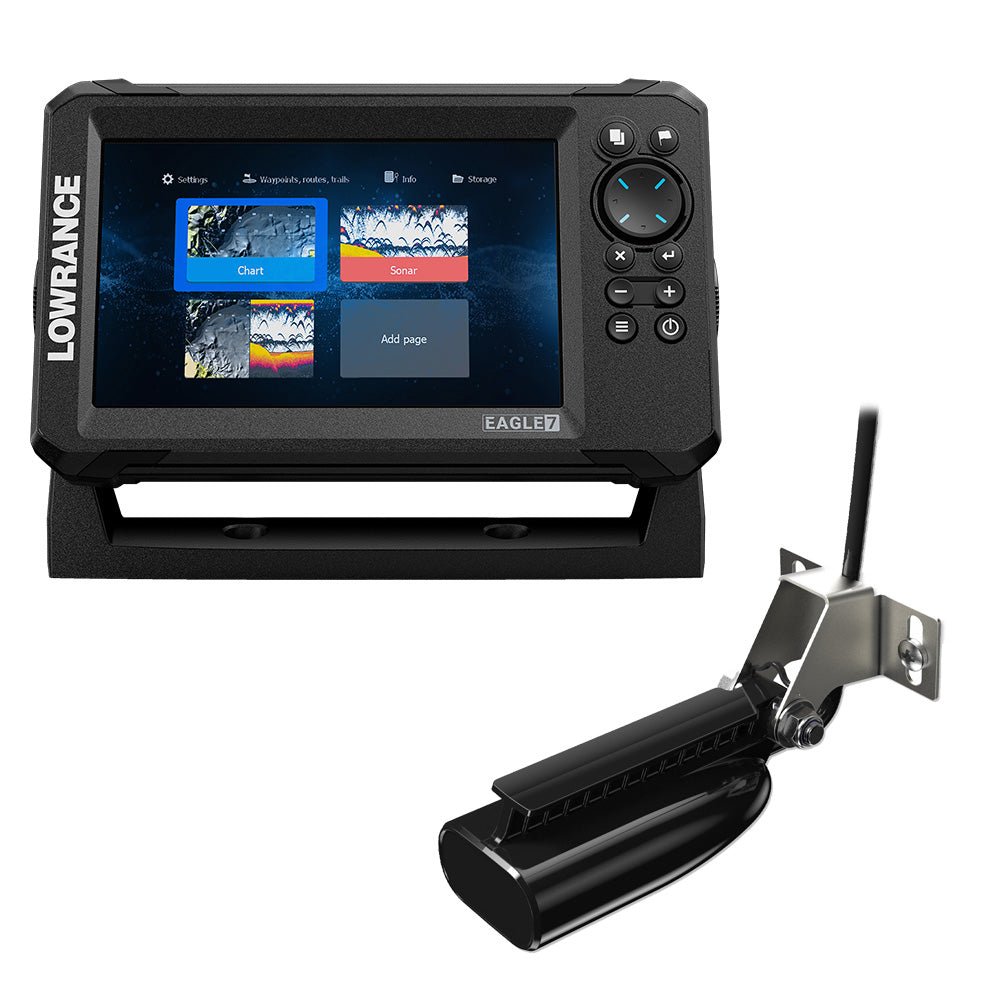 Lowrance Eagle 7 w/SplitShot T/M Transducer Inland Charts [000 - 16114 - 001]