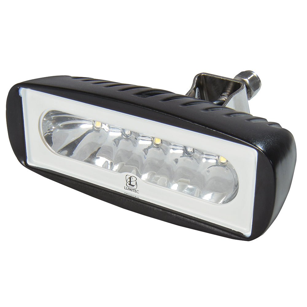 Lumitec Caprera2 - LED Flood Light - Black Finish - 2 - Color White/Red Dimming [101218]