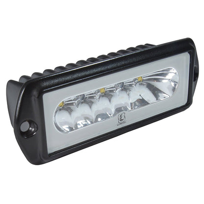 Lumitec Capri2 - Flush Mount LED Flood Light - Black Housing - 2 - Color White/Blue Dimming [101186]