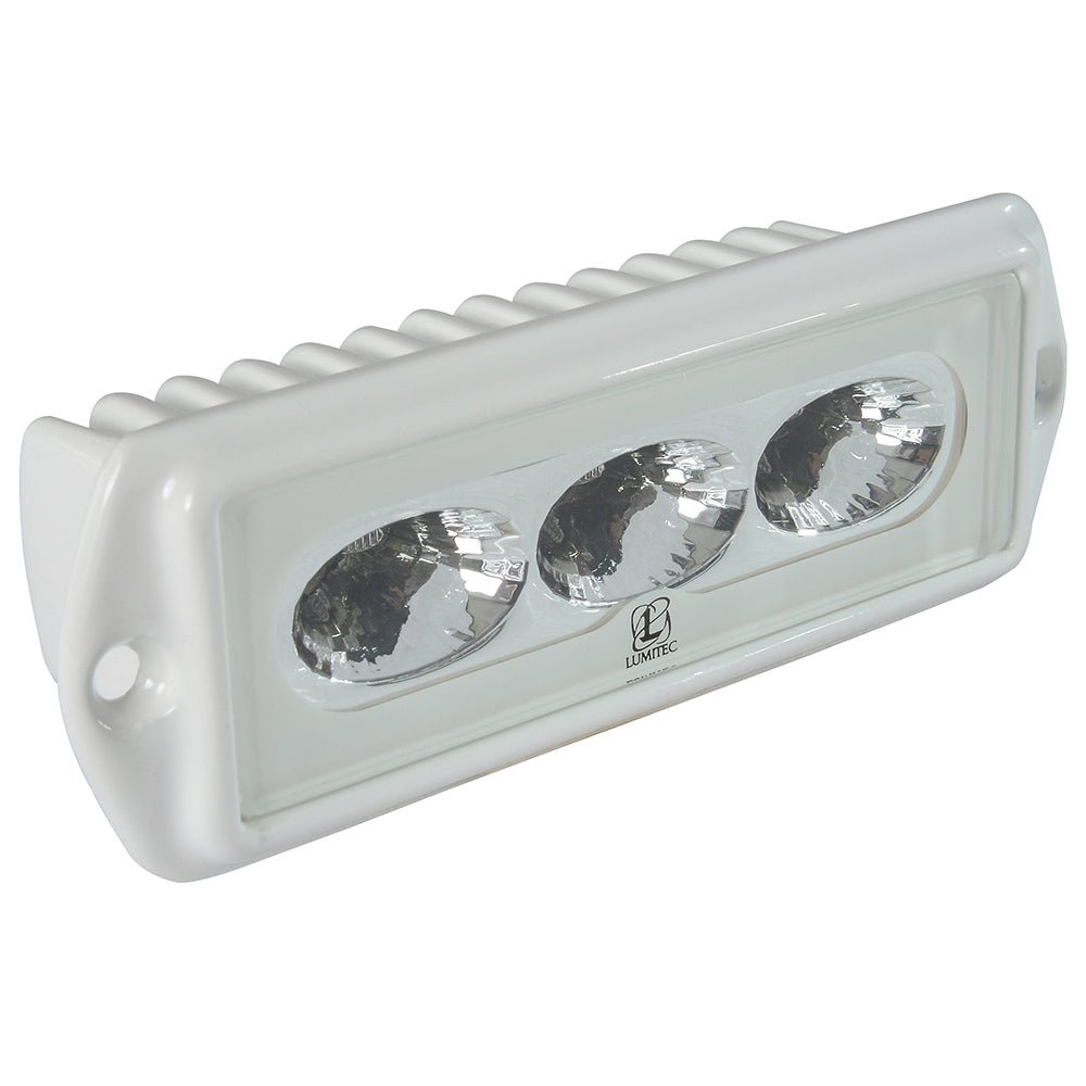 Lumitec CapriLT - LED Flood Light - White Finish - White Non - Dimming [101288]