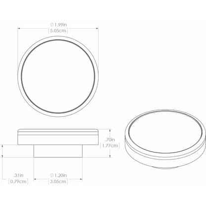 Lumitec Halo - Flush Mount Down Light - White Finish - White Non - Dimming [112823]