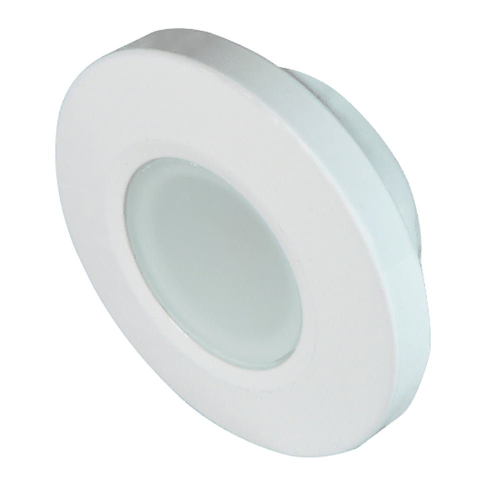 Lumitec Orbit Flush Mount Down Light - Blue Non - Dimming, Red Non - Dimming White Dimming w/White Housing [112528]