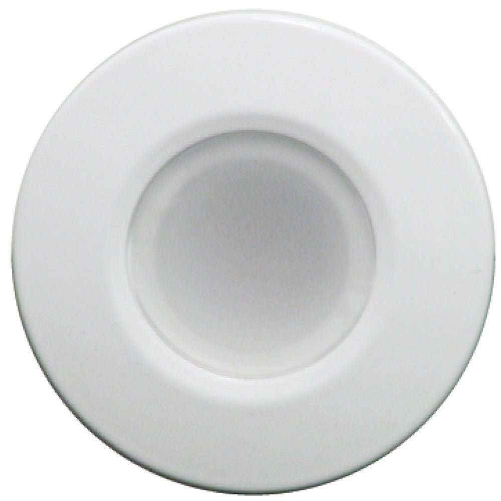 Lumitec Orbit Flush Mount Down Light - Blue Non - Dimming, Red Non - Dimming White Dimming w/White Housing [112528]