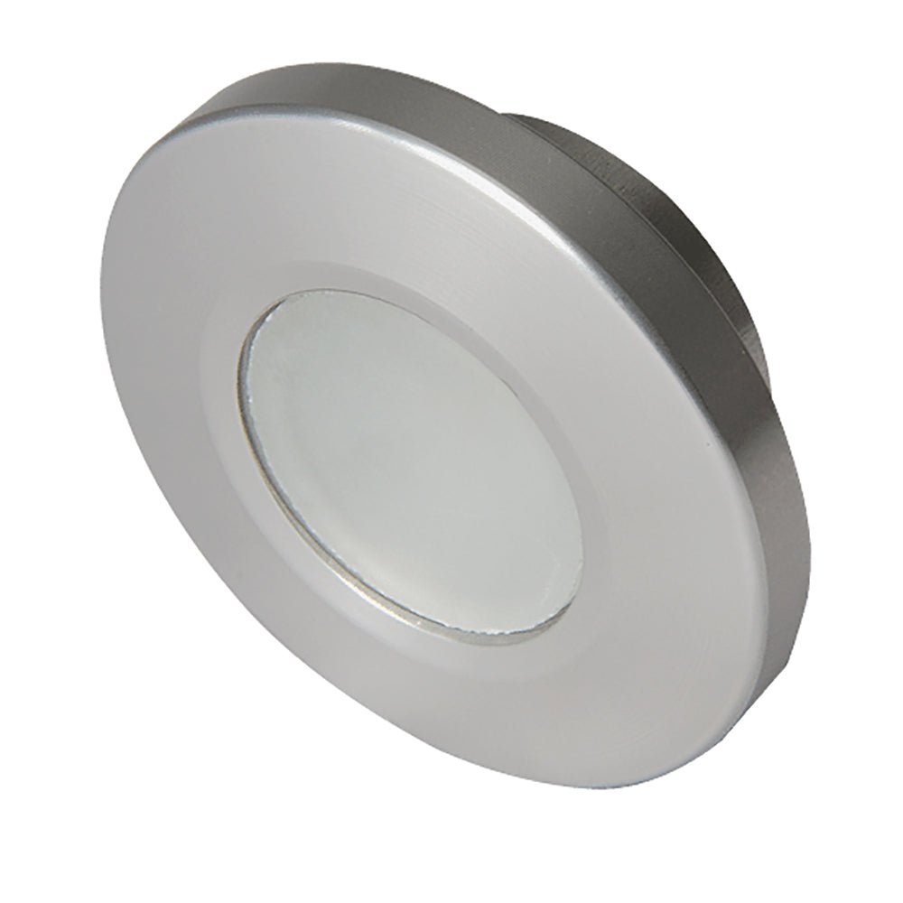 Lumitec Orbit - Flush Mount Down Light - Brushed Finish - 2 - Color White/Red Dimming [112502]