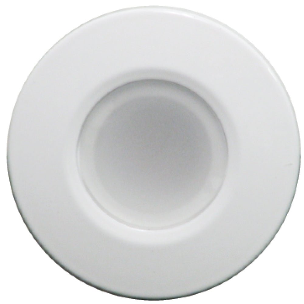 Lumitec Orbit - Flush Mount Down Light - White Finish - 4 - Color Blue/Red/Purple/White Non Dimming [112520]