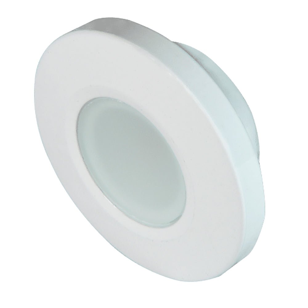 Lumitec Orbit - Flush Mount Down Light - White Finish - 4 - Color Blue/Red/Purple/White Non Dimming [112520]