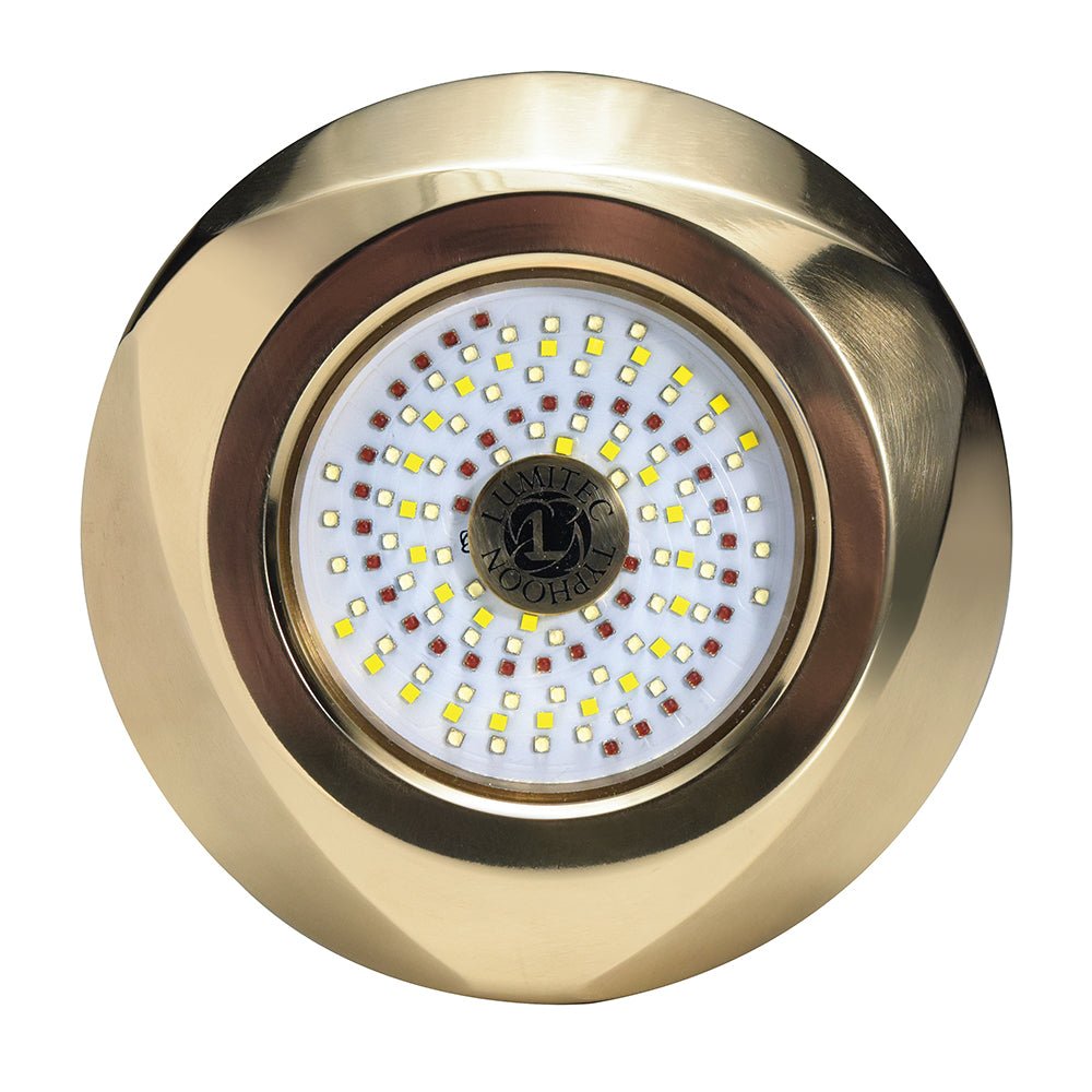 Lumitec SeaBlaze Typhoon Underwater Bronze Thru - Hull LED Light - RGBW Spectrum [101449]