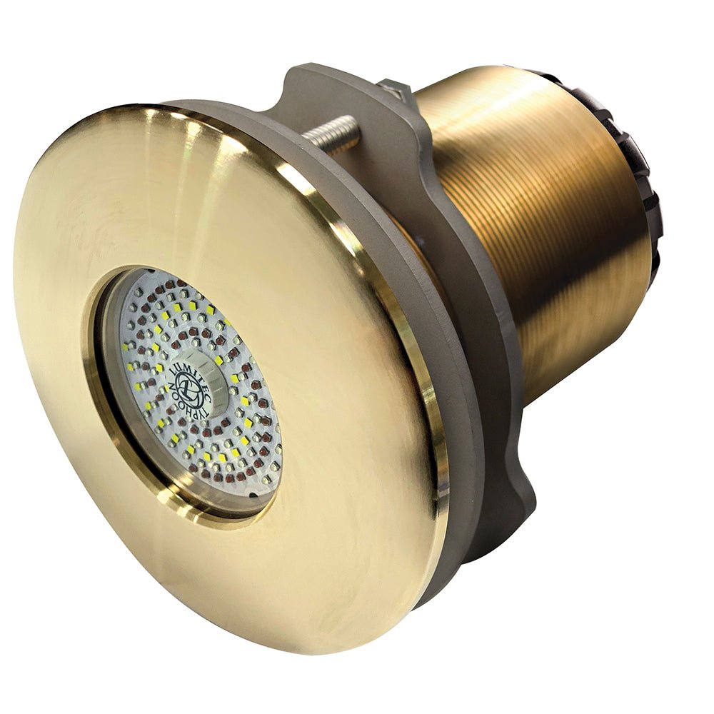 Lumitec SeaBlaze Typhoon Underwater Light - Bronze Thru - Hull LED Light - Spectrum RGBW - Flush Mount [101451]