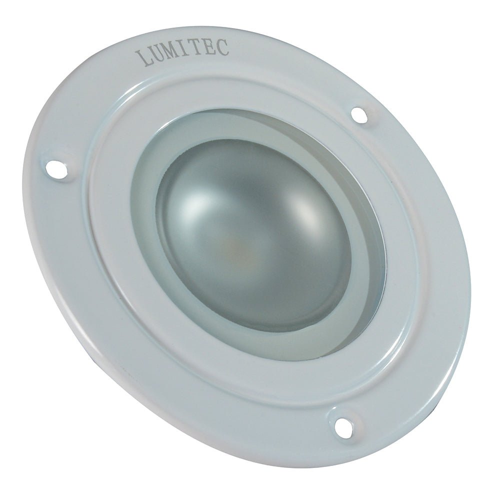 Lumitec Shadow - Flush Mount Down Light - White Finish - 3 - Color Red/Blue Non - Dimming w/White Dimming [114128]