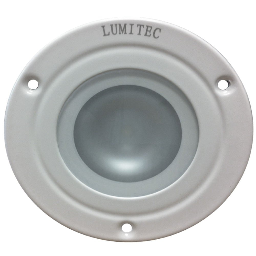 Lumitec Shadow - Flush Mount Down Light - White Finish - 3 - Color Red/Blue Non - Dimming w/White Dimming [114128]