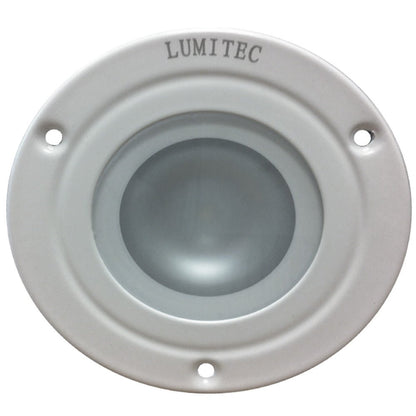 Lumitec Shadow - Flush Mount Down Light - White Finish - 3 - Color Red/Blue Non - Dimming w/White Dimming [114128]