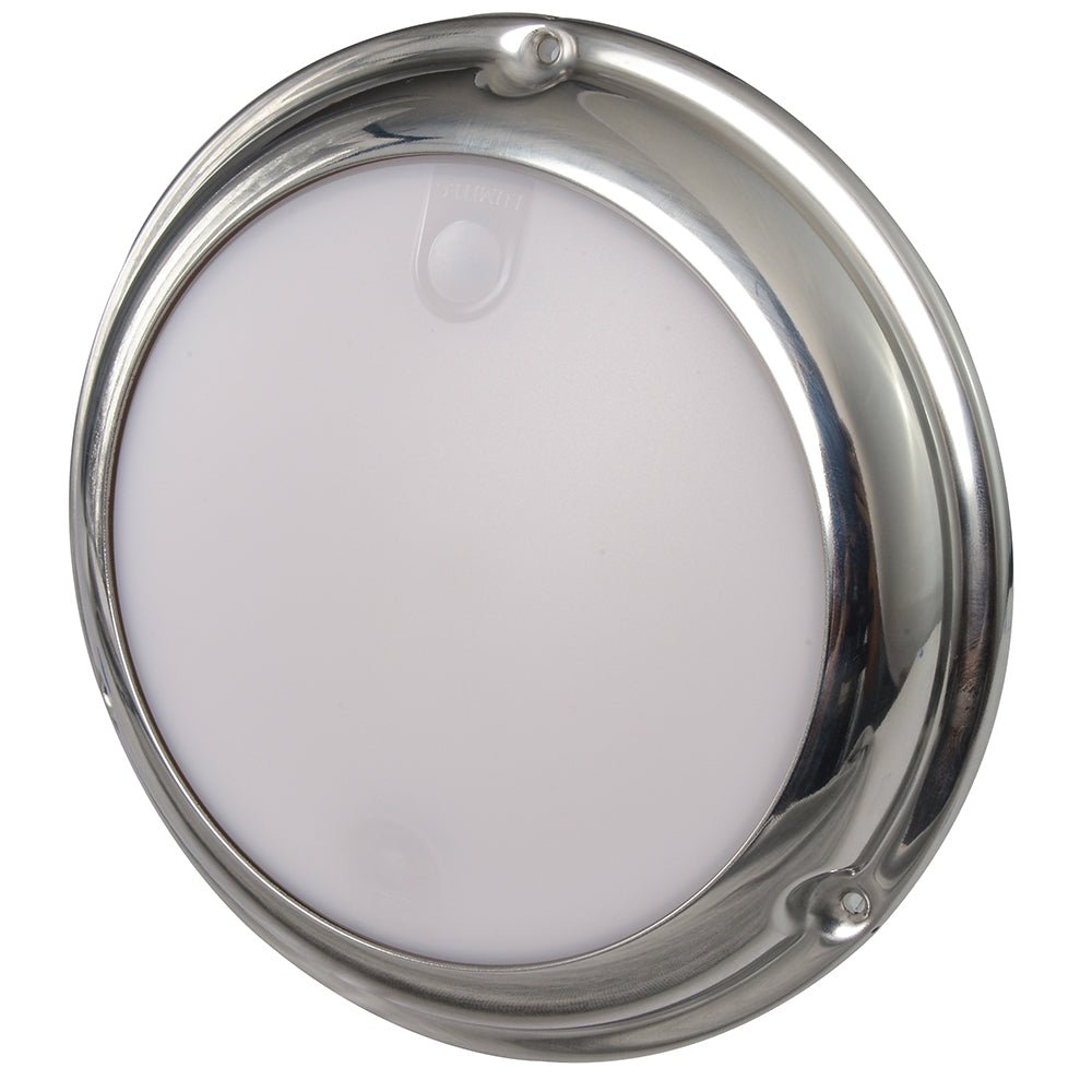 Lumitec TouchDome - Dome Light - Polished SS Finish - 2 - Color White/Blue Dimming [101097]