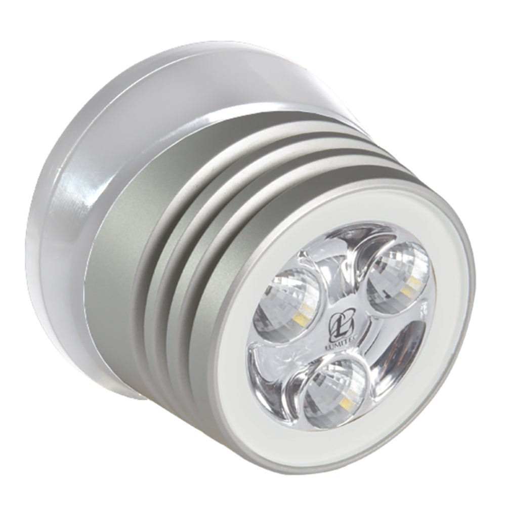 Lumitec Zephyr LED Spreader/Deck Light - Brushed White Base - White Non - Dimming [101325]