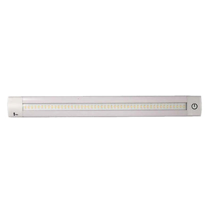 Lunasea Adjustable Linear LED Light w/Built - In Dimmer - 12&quot; Length, 12VDC, Warm White w/ Switch [LLB - 32KW - 01 - 00]