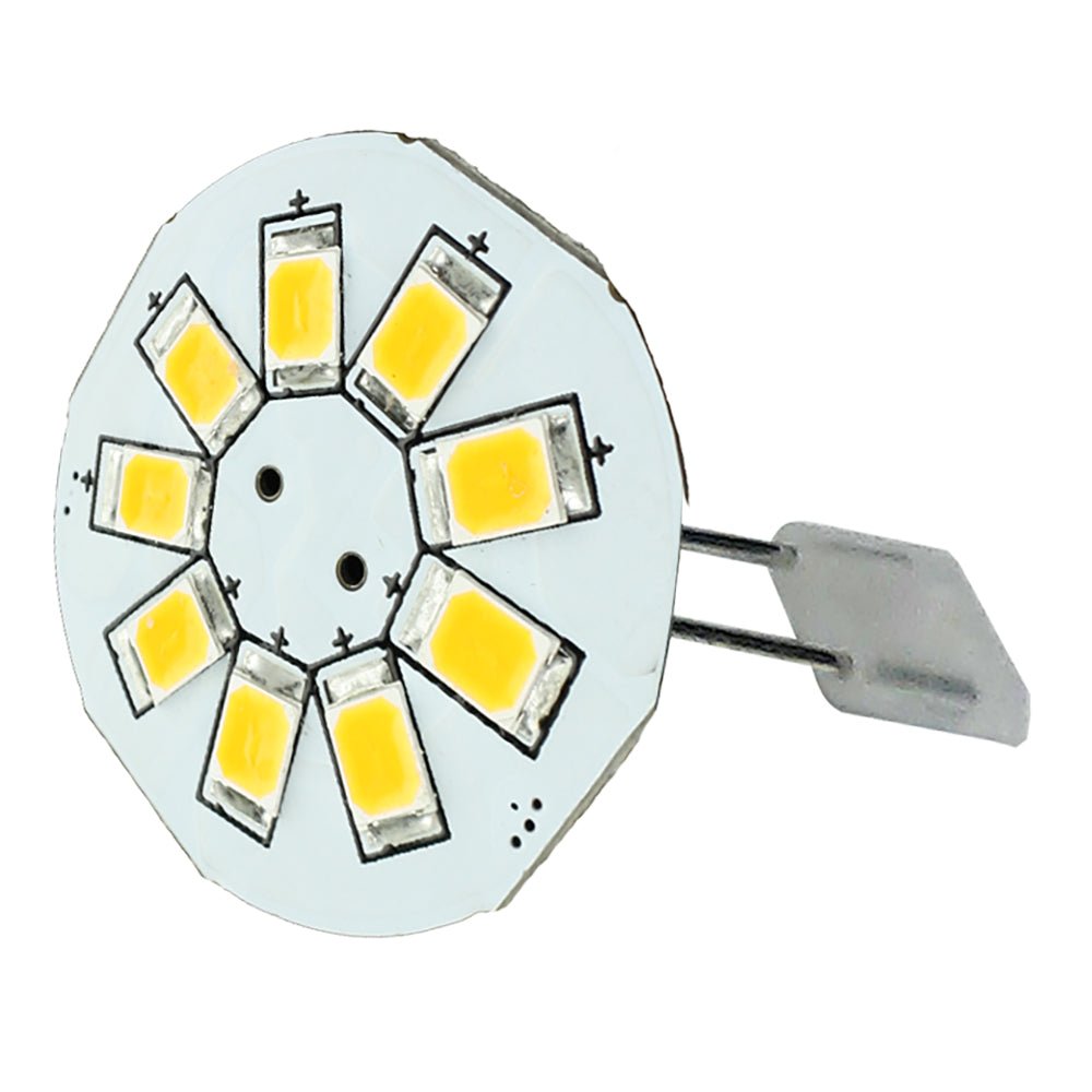 Lunasea G4 Back Pin 0.9&quot; LED Light - Warm White [LLB - 21BW - 21 - 00]