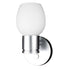 Lunasea LED Wall Light - Brushed Nickel - Tulip Glass [LLB - 33OW - 81 - OT]