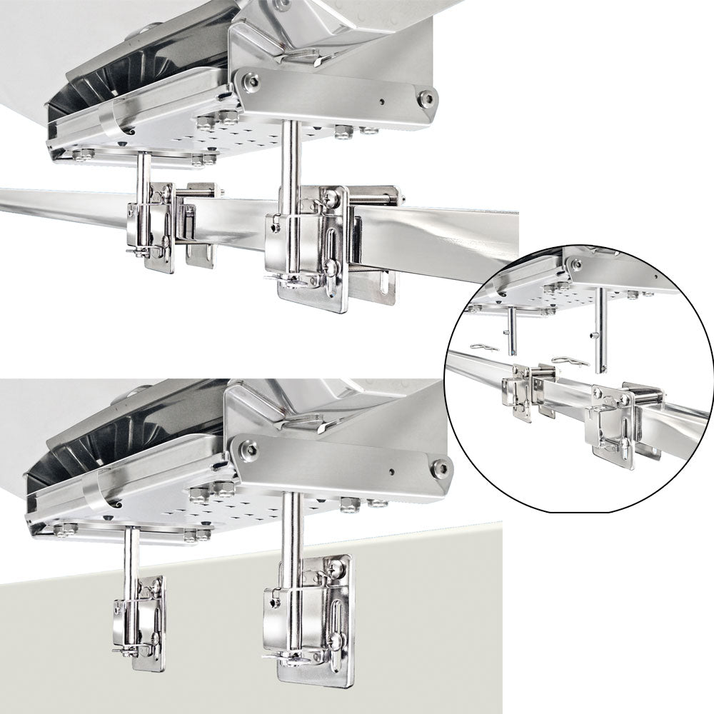 Magma Dual Side Bulkhead or Square/Flat Rail Mount [T10 - 540]