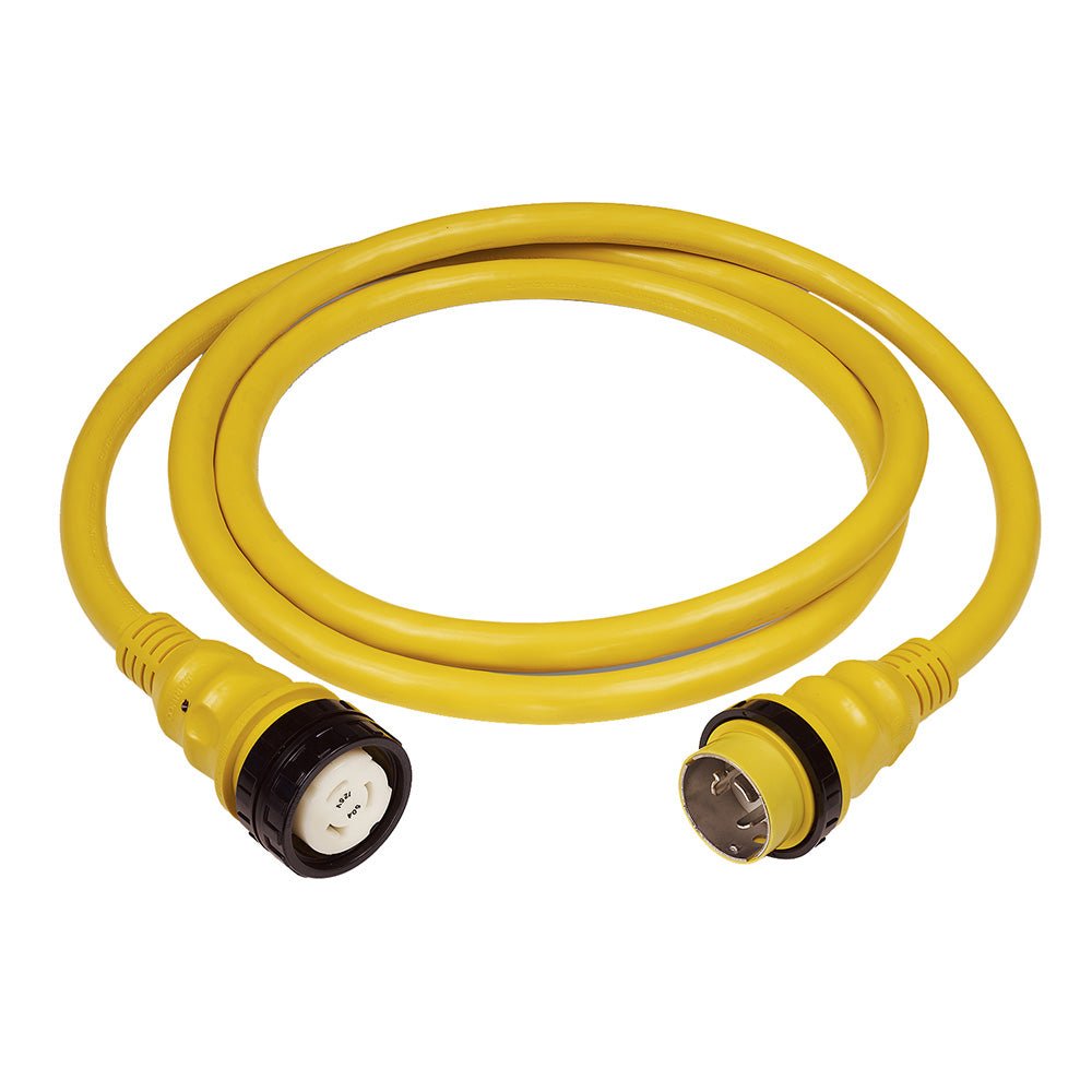 Marinco 50 AMP 125V Shore Power Cable - 75' - Yellow [6153SPP - 75] - Fin & Anchor