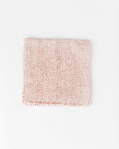 Stone Washed Linen Cocktail Napkin