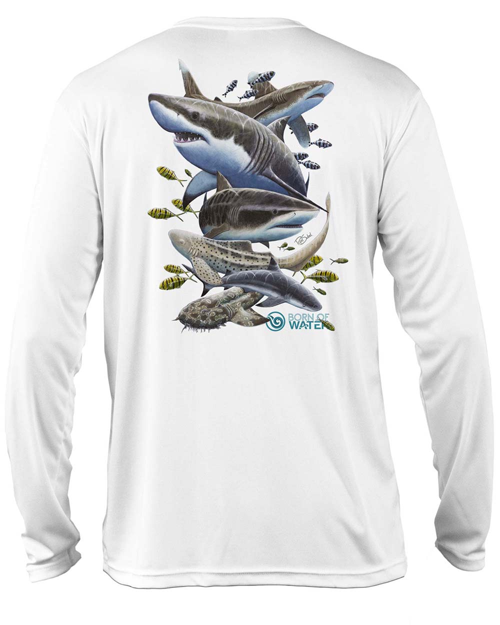 Shark Scuba Diving UV UPF+ 50 Shirt: Misunderstood Beauty