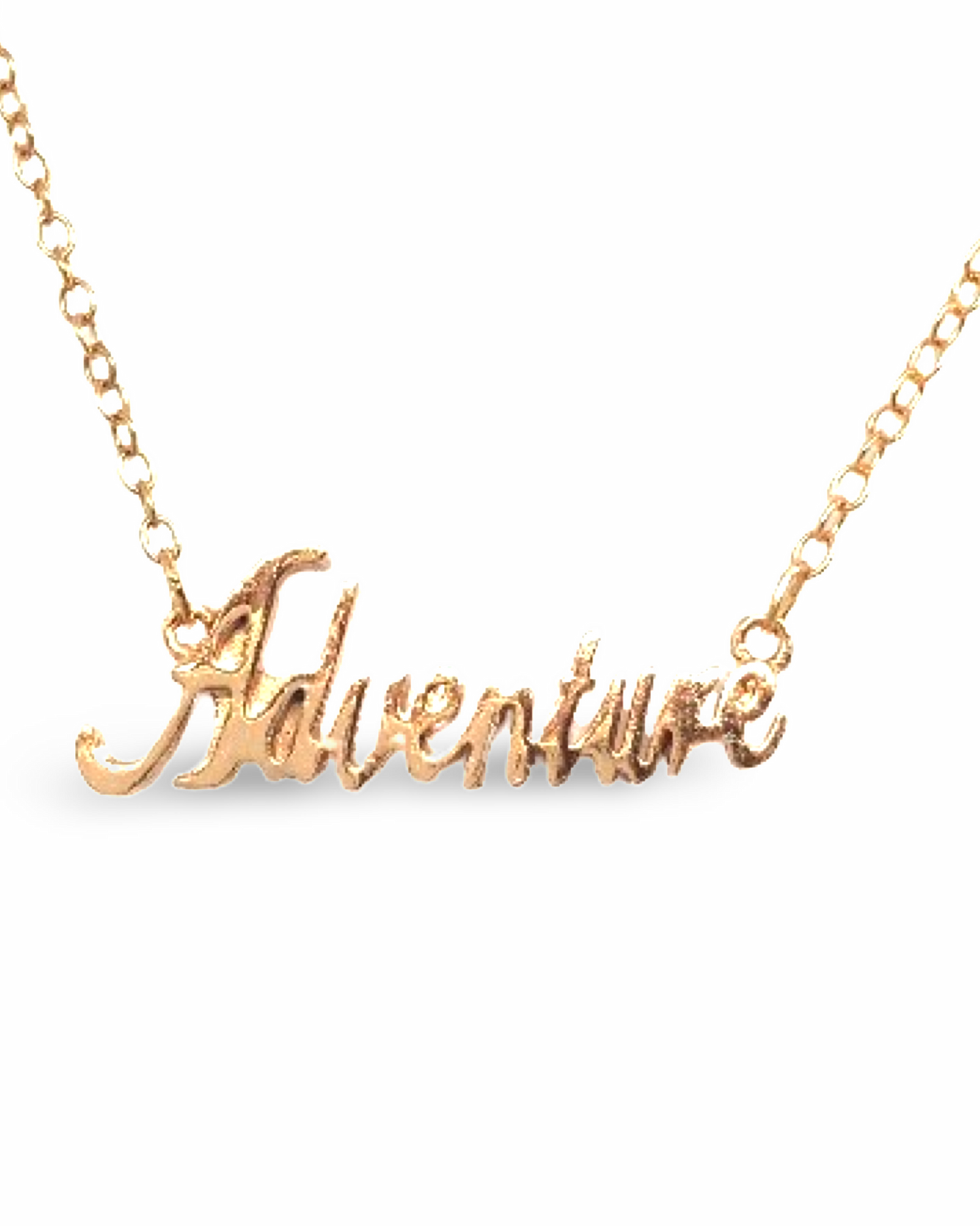 Adventure Script Necklace