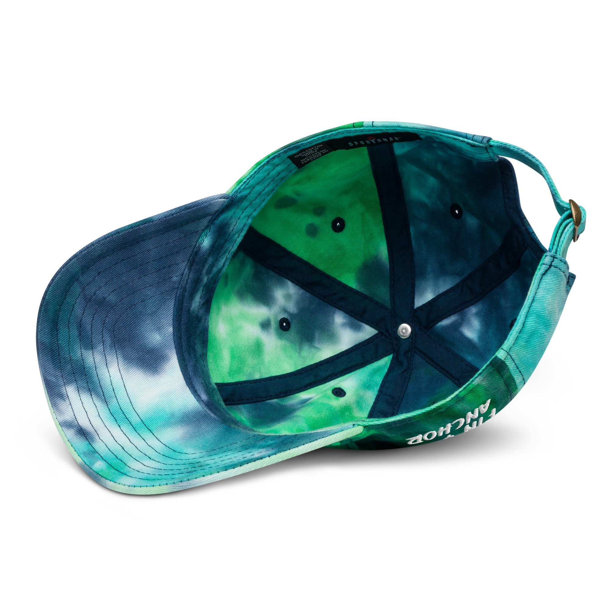 Fin &amp; Anchor Tie-dye Dad Hat - Ocean