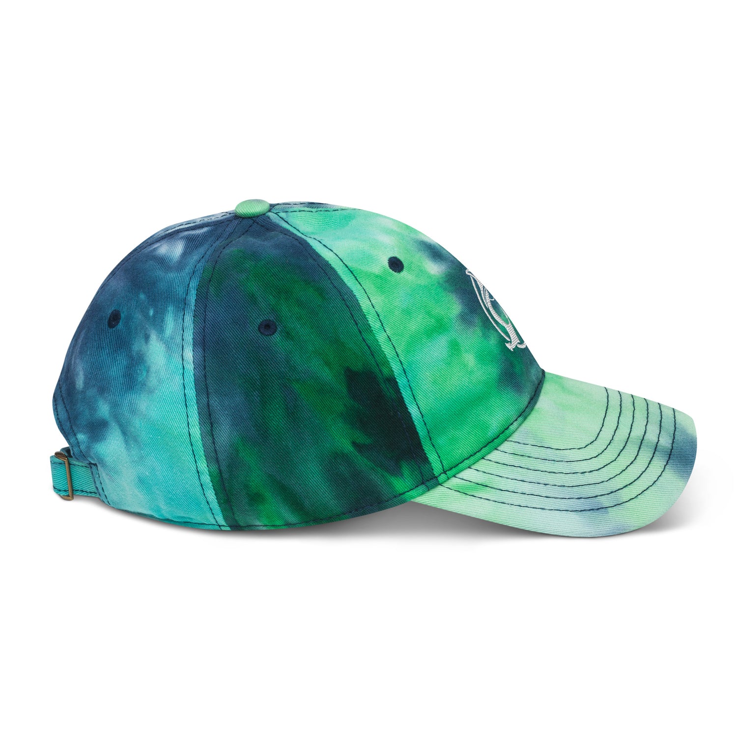 Fin &amp; Anchor Tie-dye Dad Hat - Ocean