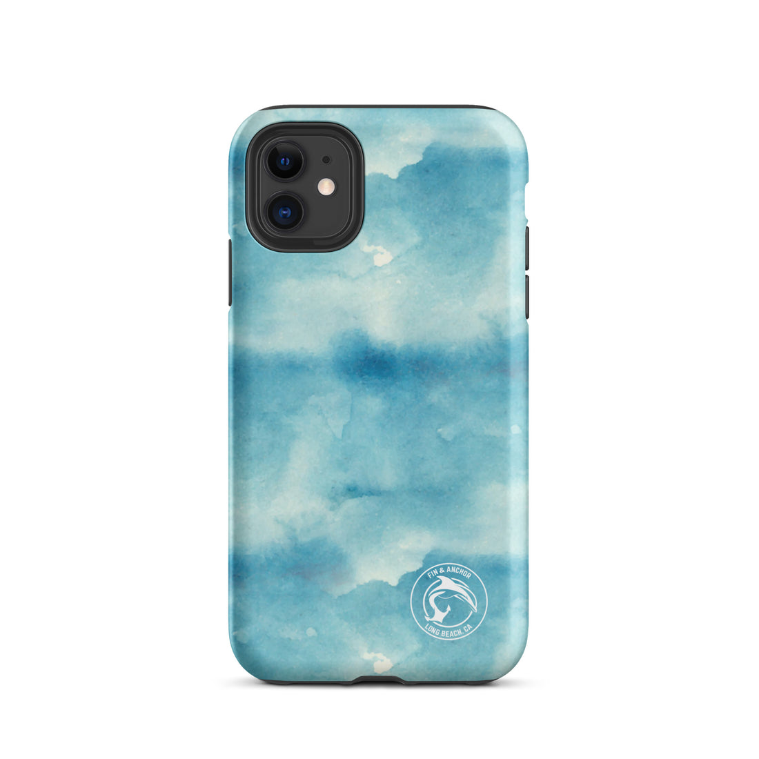 Blue Storm Watercolor Tough Case for iPhone®