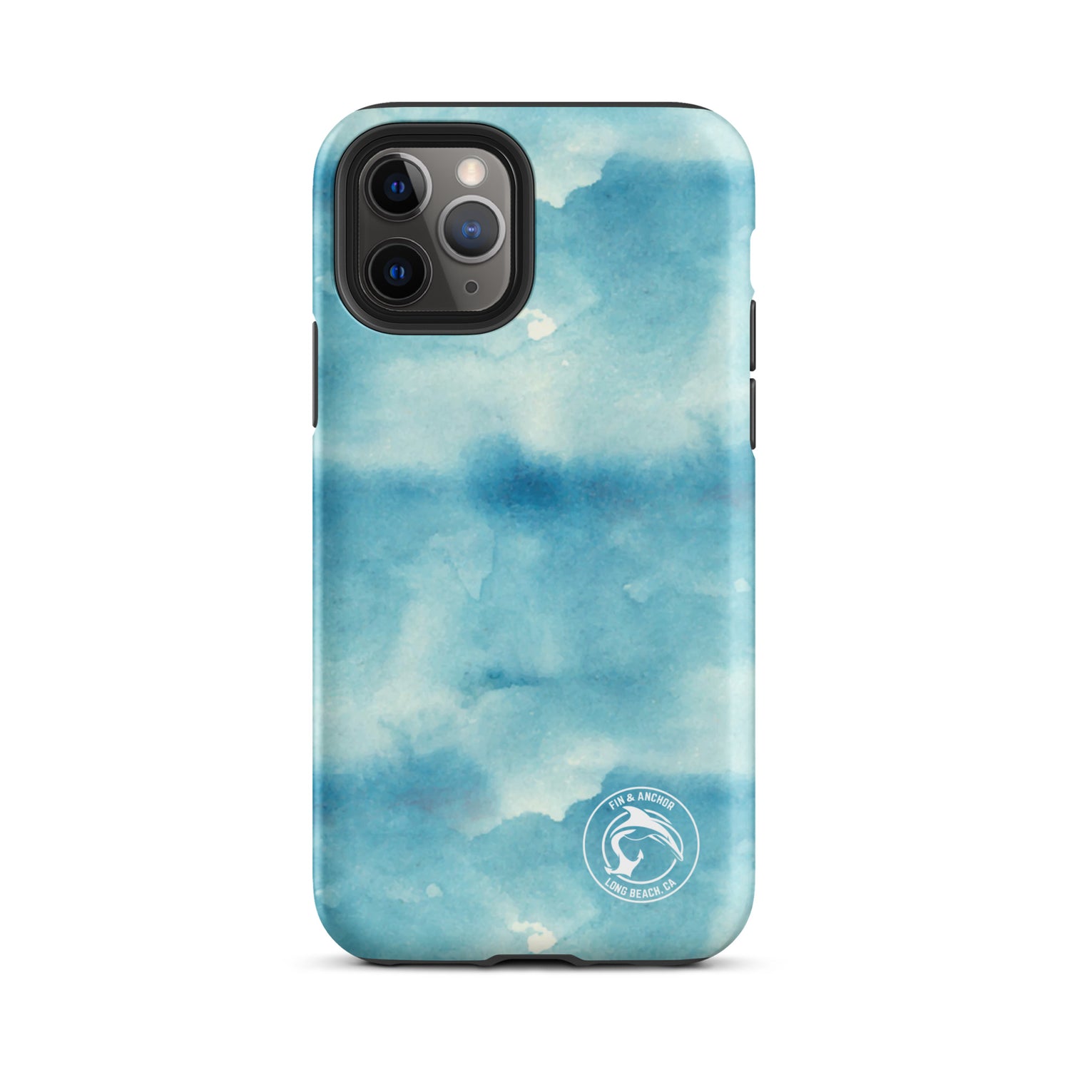 Blue Storm Watercolor Tough Case for iPhone®