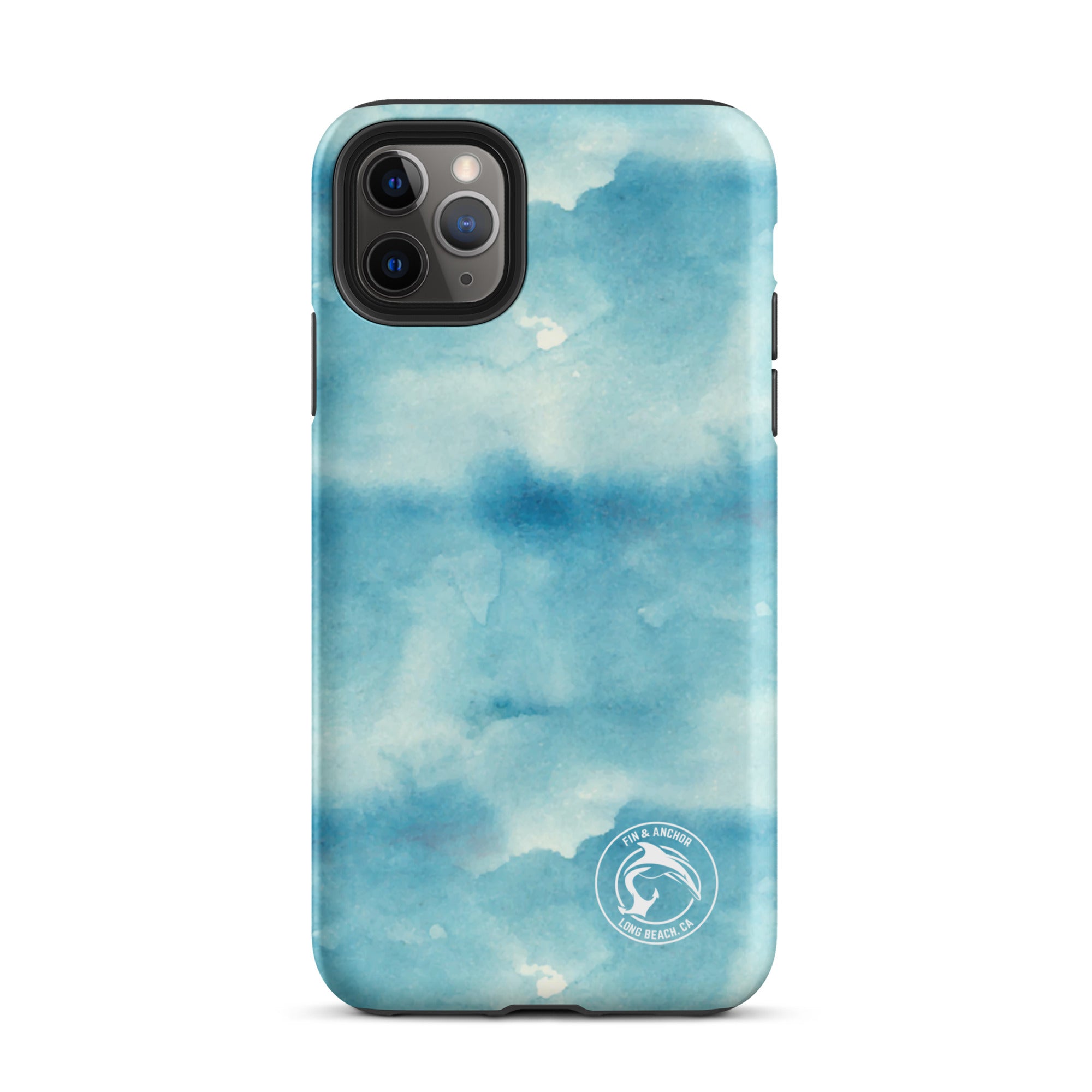 Blue Storm Watercolor Tough Case for iPhone®