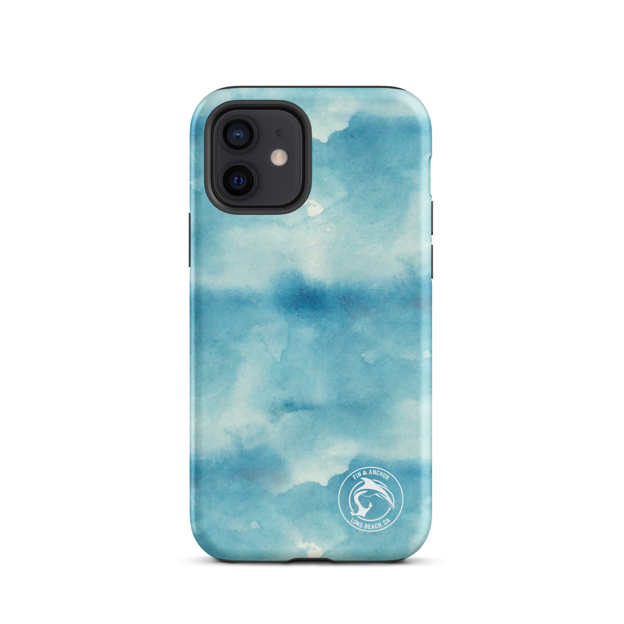 Blue Storm Watercolor Tough Case for iPhone®