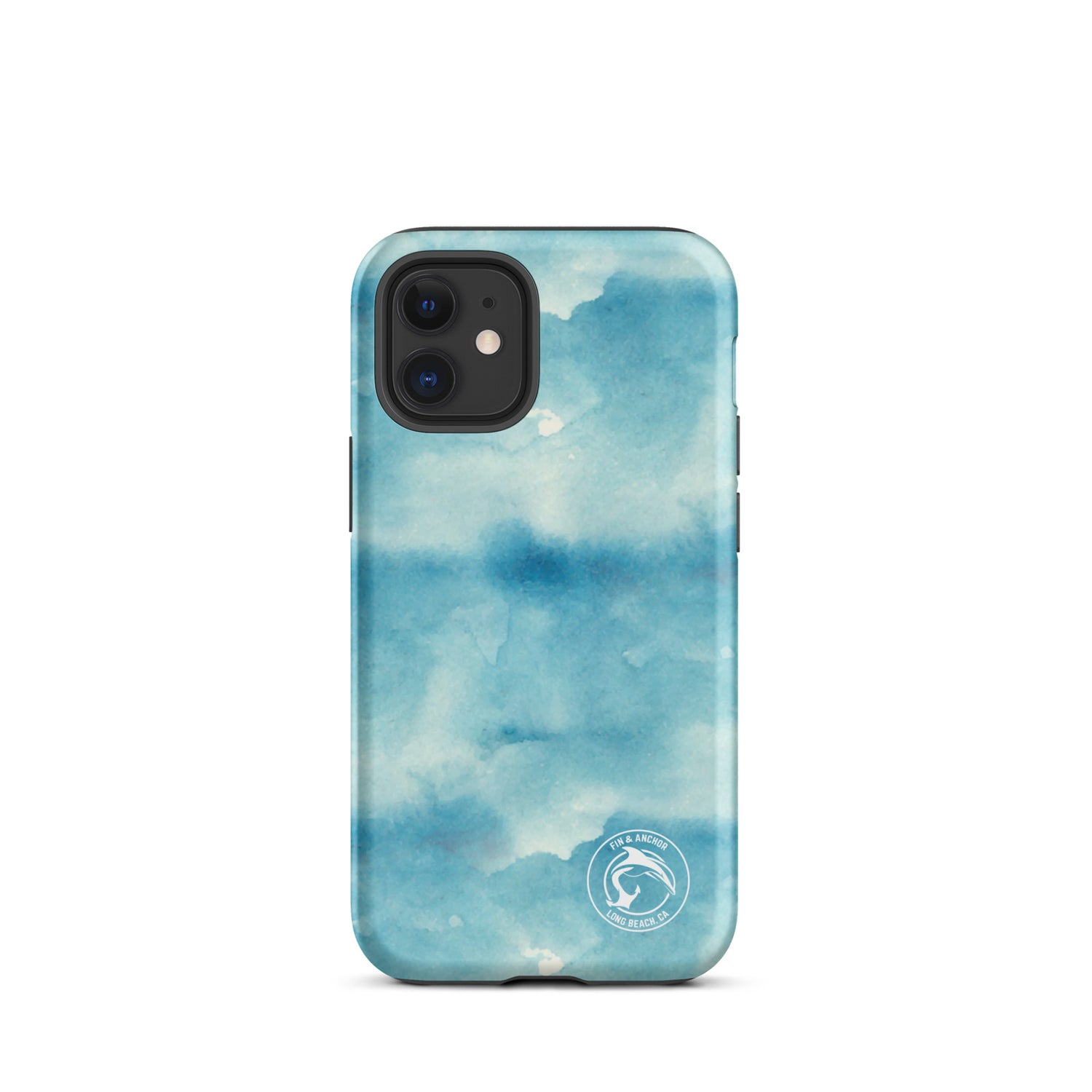 Blue Storm Watercolor Tough Case for iPhone®