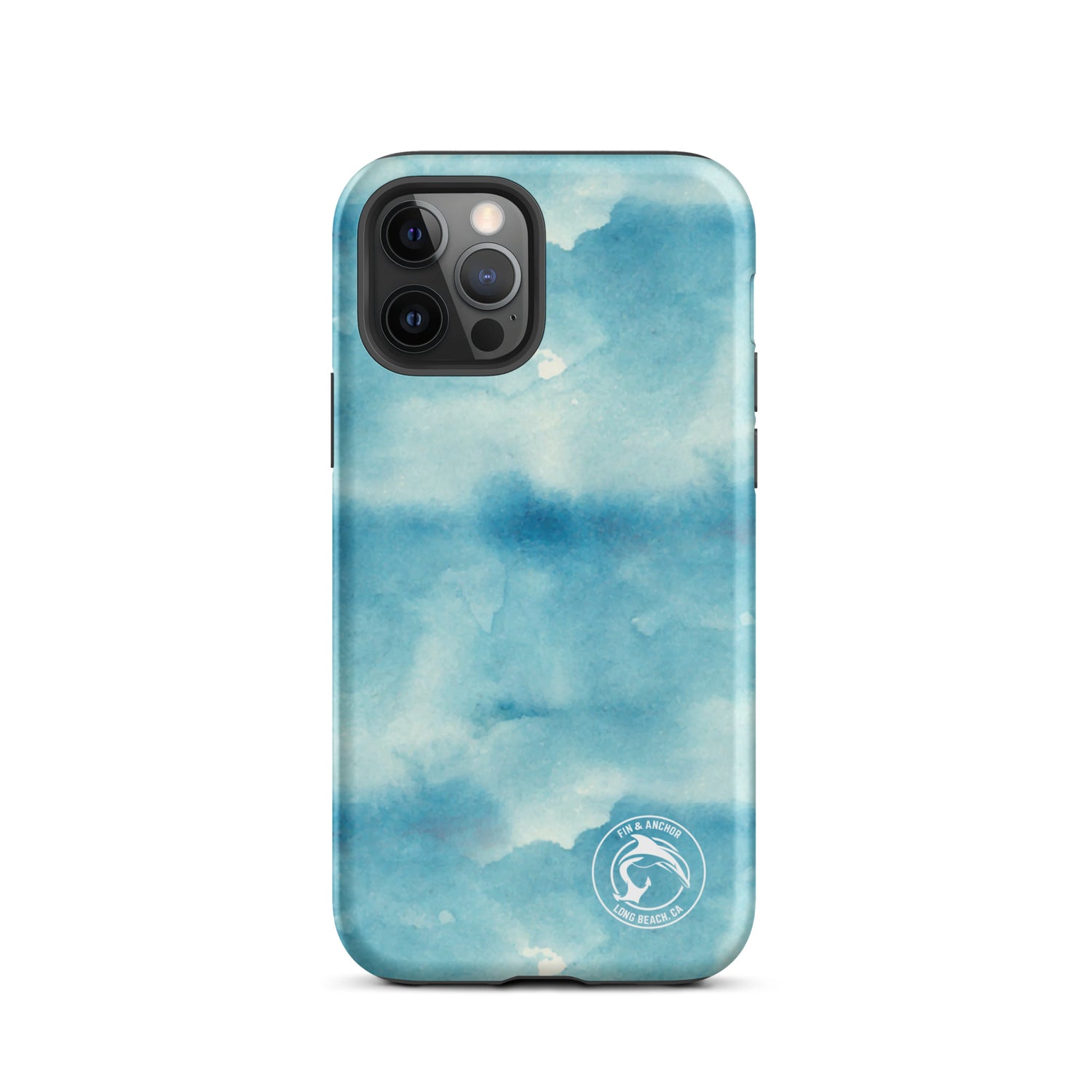 Blue Storm Watercolor Tough Case for iPhone®