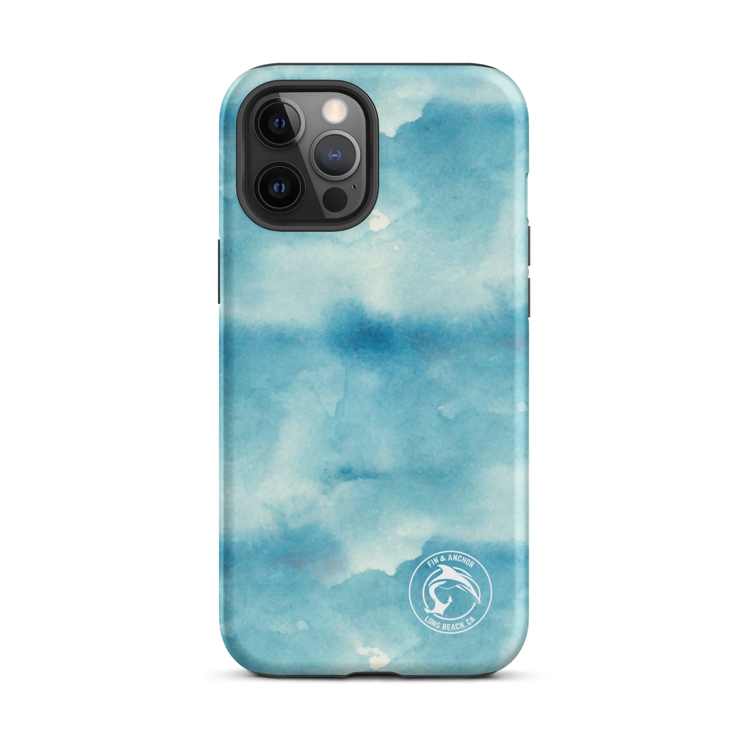 Blue Storm Watercolor Tough Case for iPhone®