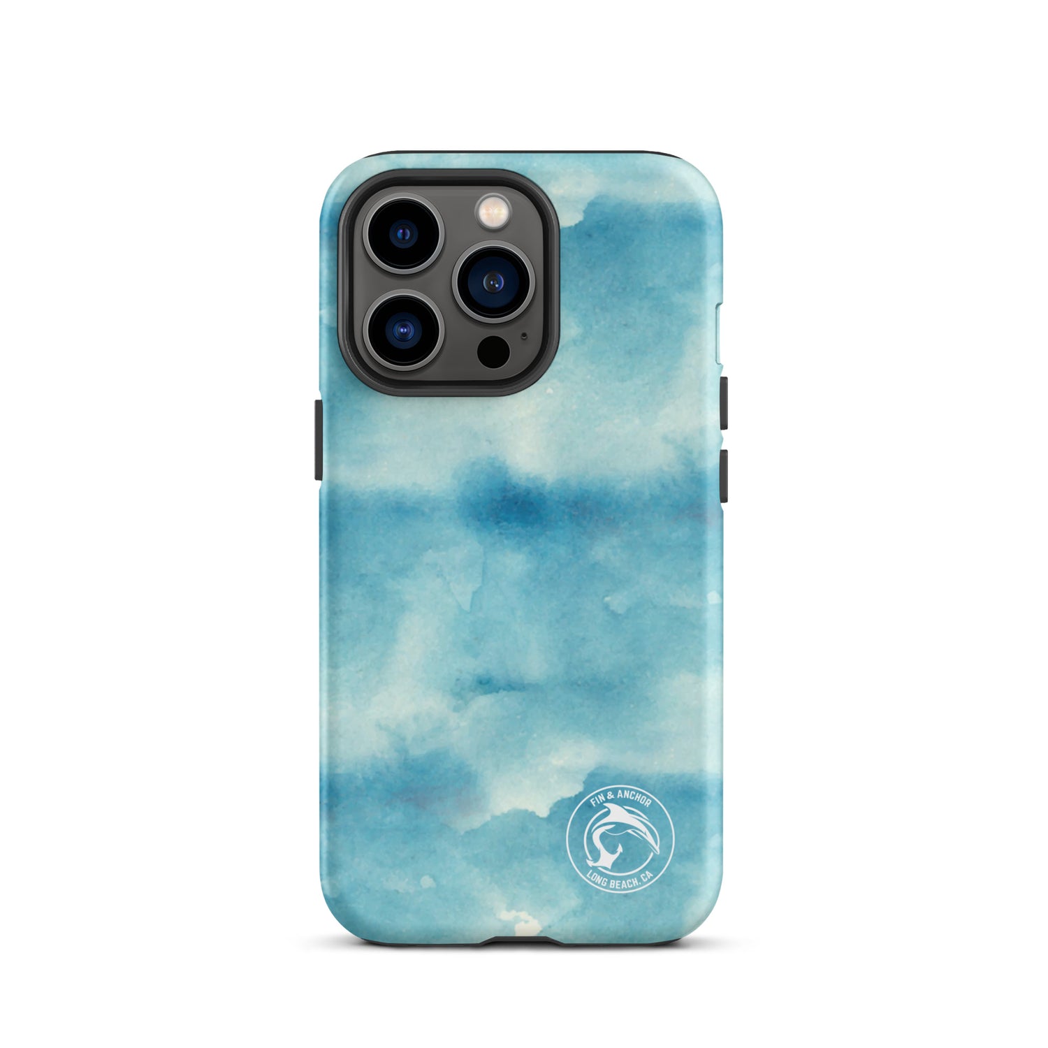 Blue Storm Watercolor Tough Case for iPhone®