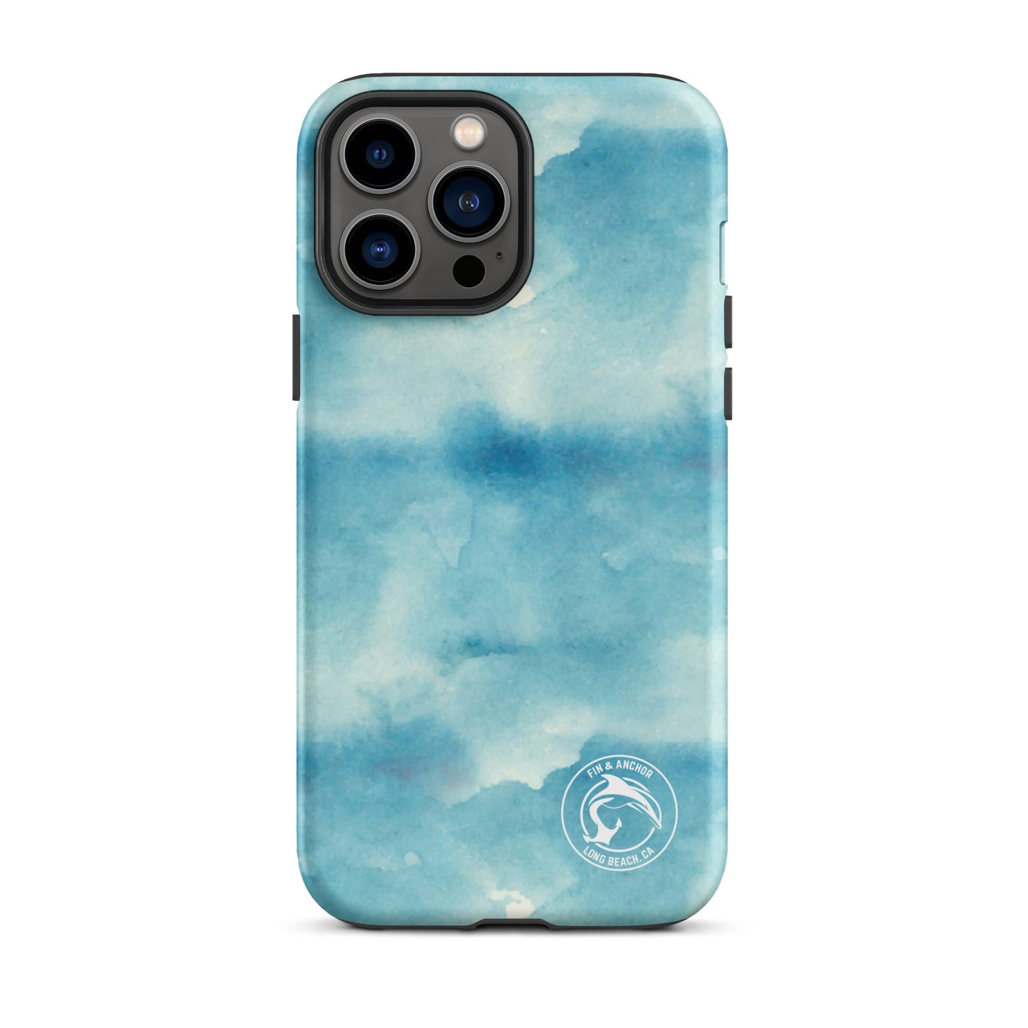 Blue Storm Watercolor Tough Case for iPhone®