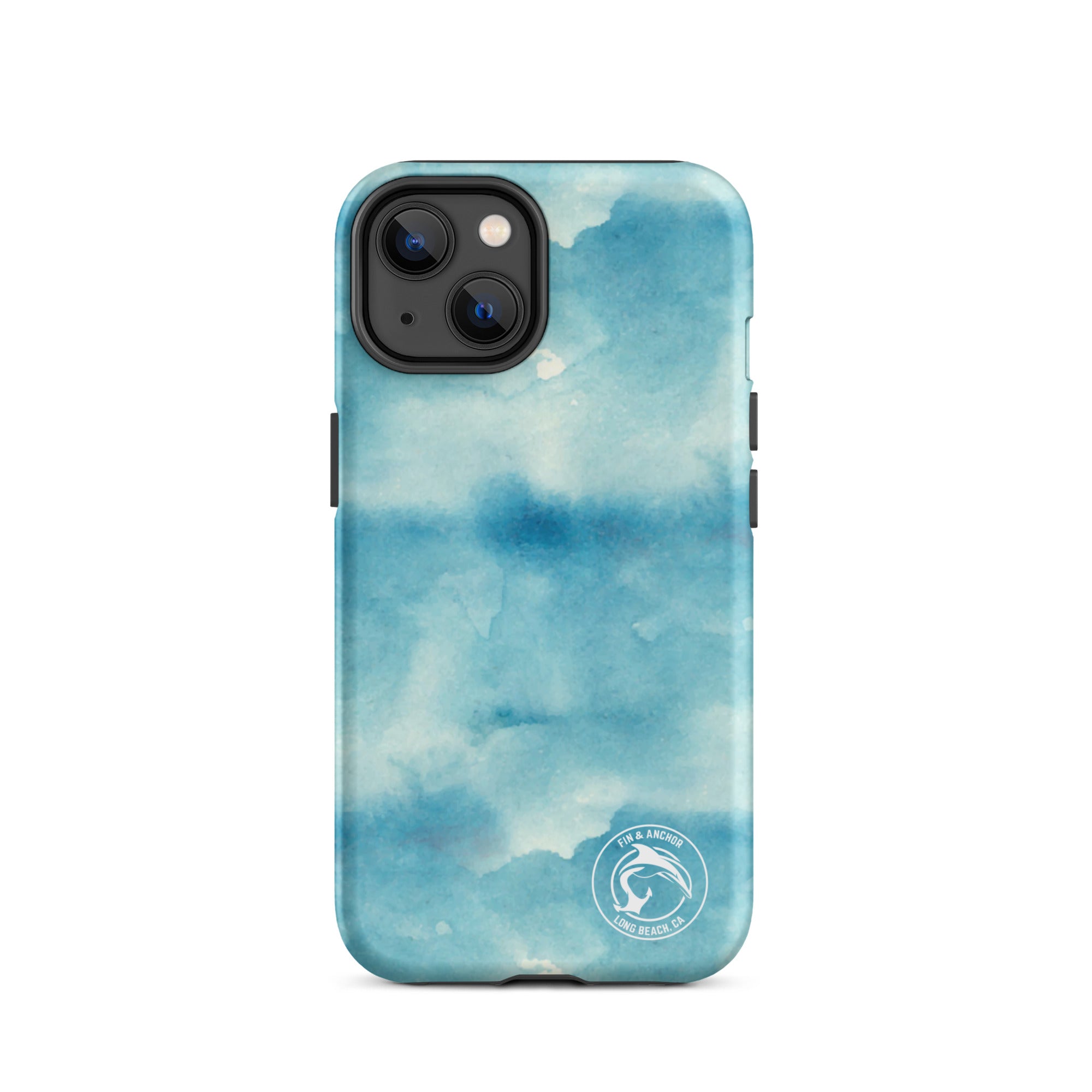 Blue Storm Watercolor Tough Case for iPhone®