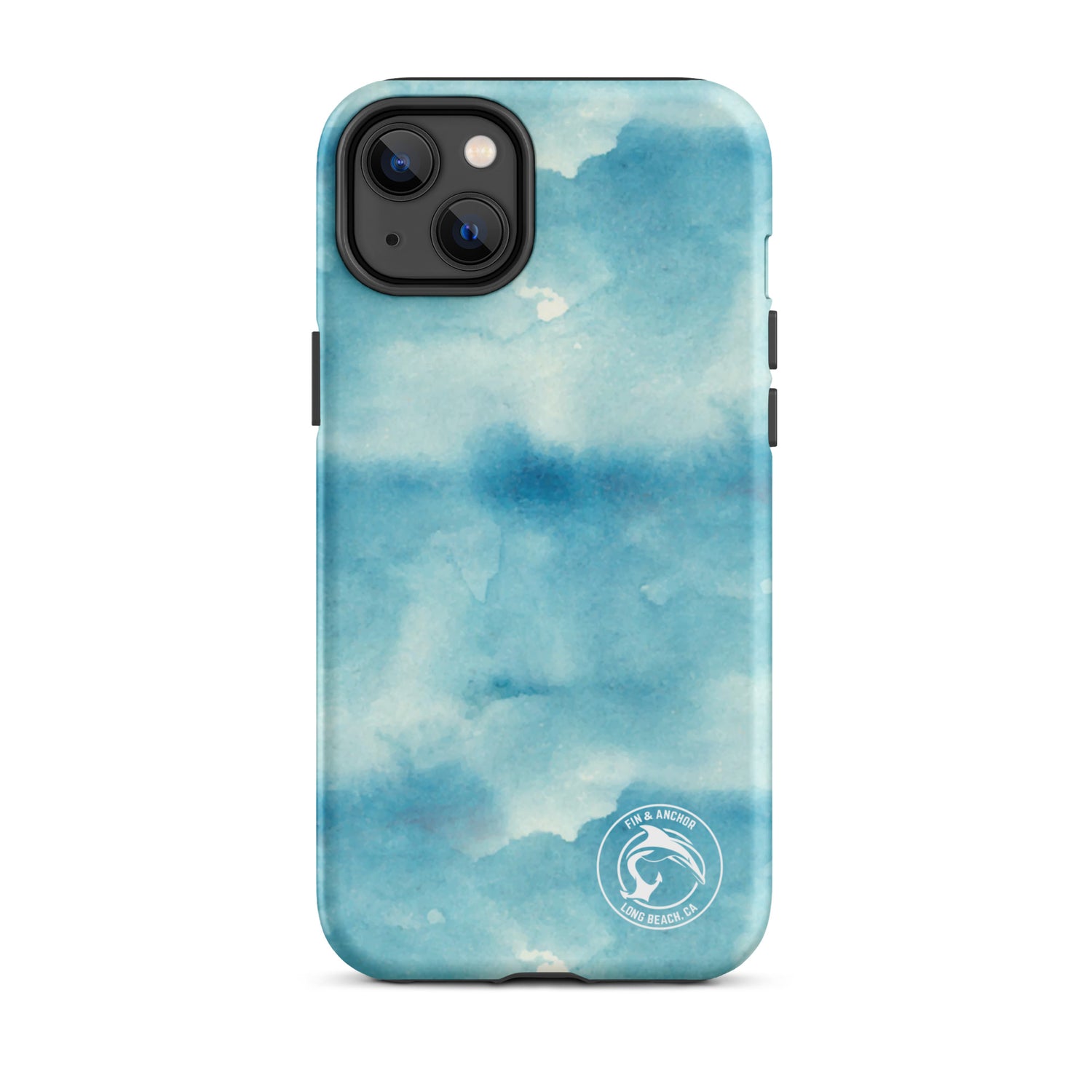 Blue Storm Watercolor Tough Case for iPhone®