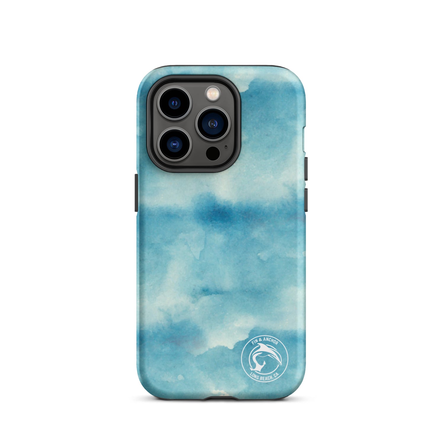 Blue Storm Watercolor Tough Case for iPhone®