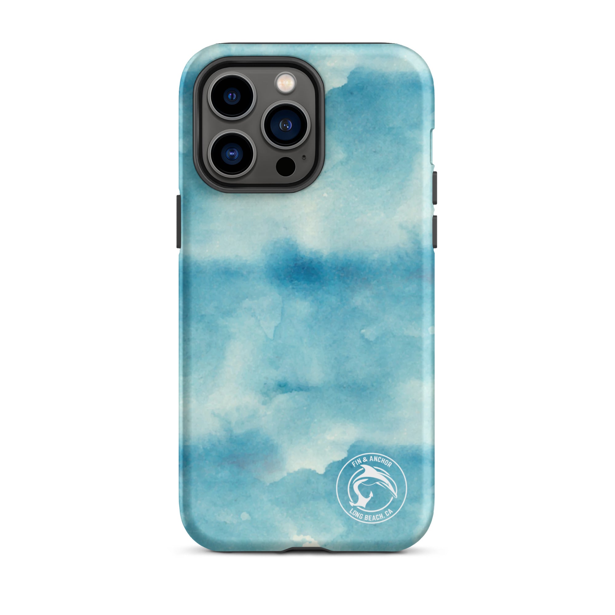 Blue Storm Watercolor Tough Case for iPhone®