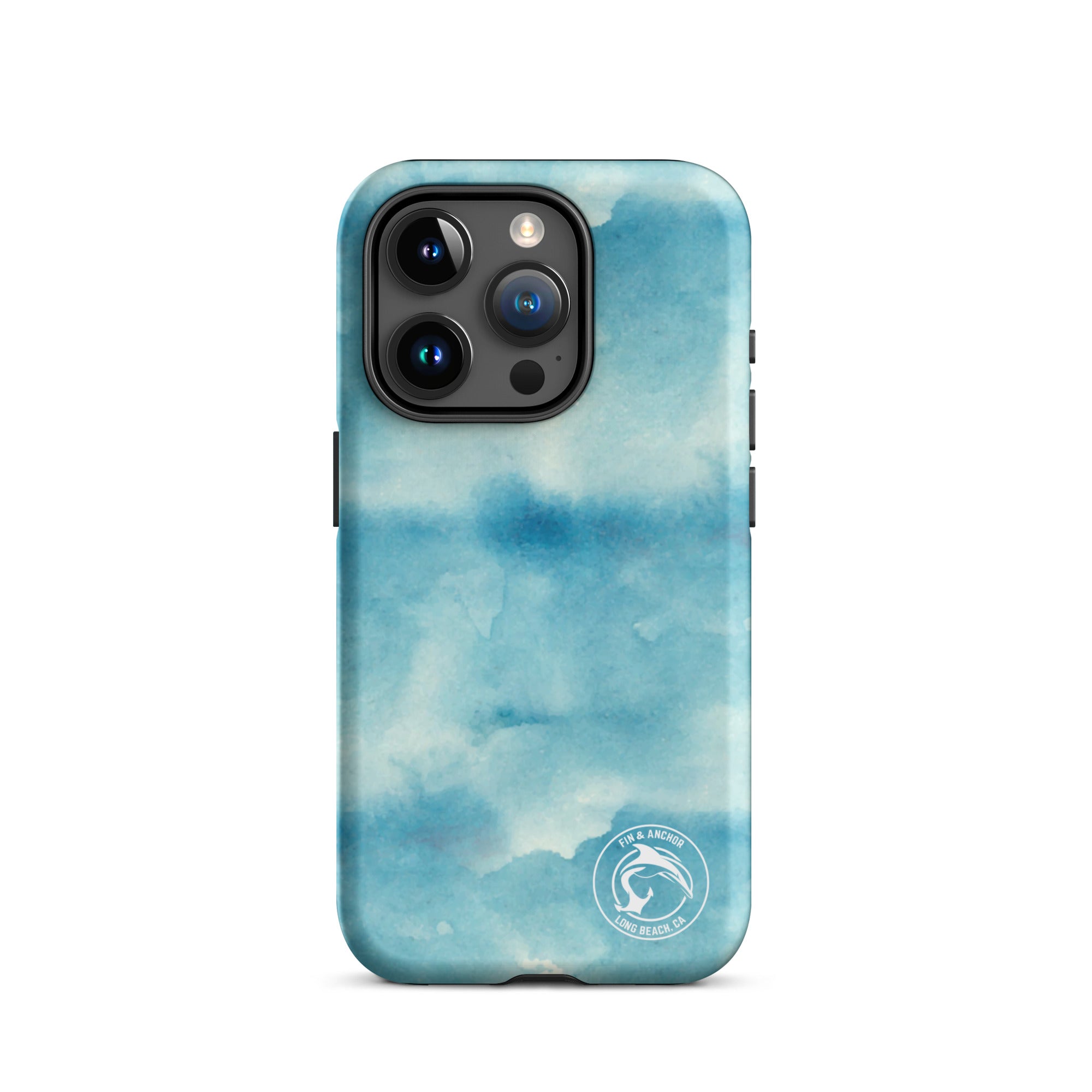 Blue Storm Watercolor Tough Case for iPhone®